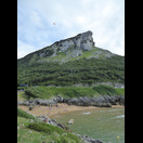 Der direkt am Campingplatz gelegene Strand